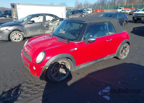 2007 Mini Cooper S z USA, uszkodzony, nr VIN WMWRH33597TL95004